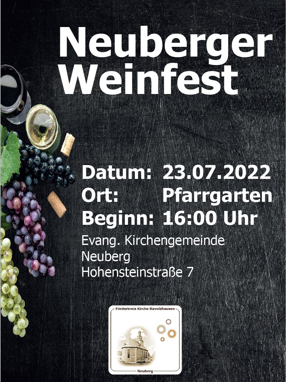 Weinfest Plakat 2022
