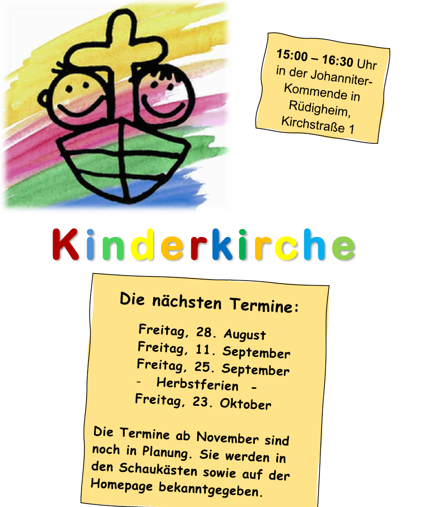Einladung Kinderkirche